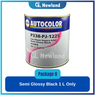 Nexa Autocolor Semi Glossy Black Paint / Cat Hitam Separa Kilat P338-PJ-1225 (1L)