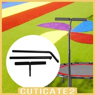[Cuticate2] Small Trampoline Handle Bar Jumping Bed Handrail Reliable Support Exercise Accessories N