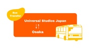 Osaka Dotonbori - Universal Studio Japan Bus