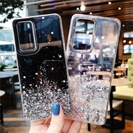 Samsung Galaxy S20 FE S20 Ultra S20+ S10 Lite Note 20 Ultra 10 Lite A51 A20S A70 Phone Case Silver Foil Bling Star