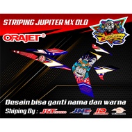 Striping Jupiter MX Old Motif Arai Pedrosa Custom Latest Model