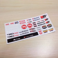 WPL MN Toyota Waterproof Sticker For WPL C14, C24, C34, C44, C54 & MN45 1/16, 1/12 Scale RC Crawler