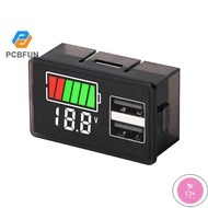 C3S Pcbfun USB Type-C DC8-30V Car Voltmeter Panel Battery Capacity Indicator Power Tester