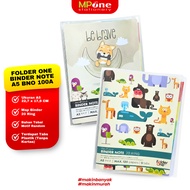 A5 One Binder Folder with Cute Motif BNO100A A5 Folder One Binder Folder