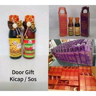 KICAP &amp; SOS CILI HAJI (50 pcs pek mini doorgift) + Kotak Doorgift