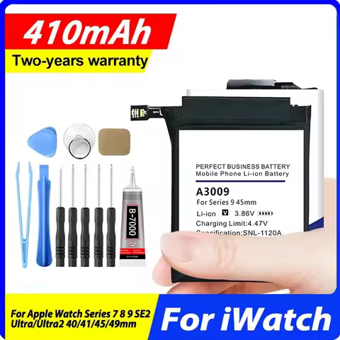 A2552 A2663 A2810 A2815 A2721 A3009 A2954 A2956 A2749 New Battery For Apple Watch Series 7 8 9 SE2 U