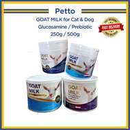 Petto Goat Milk With Multivitamins &amp; Prebiotics / Glucosamine For Cats &amp; Dogs - 250g / 500g