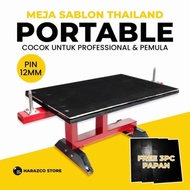 READY STOK!!! Meja Alat Sablon Thailand Portable 1 Palet Sablon Kaos