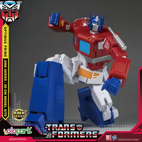 YOLOPARK TRANSFORMERS GENERATION ONE: AMK Series 20cm Optimus Prime Figures ToyModel Kit Gift For Bo