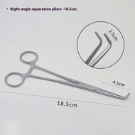 Right-angle detachable ligating forceps elbow hemostatic forceps vascular forceps clamp tissue force