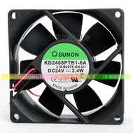 SUNON 8025 8cm/cm 24V 3.4W KD2408PTB1-6A Inverter Cooling Fan