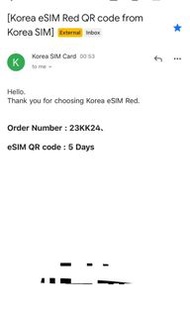 韓國首爾 五日 4G 任用不降速 sim卡 esim 即買即用 方便免安裝