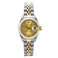 Rolex Luxury Rolex 69173 Mechanical Watch Women's Gold/Stainless Steel Diamonds