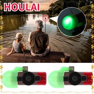 HOULAI Fishing Light Alarm, LED Signal Sensitive Fishing Pole Alarm, Durable Luminous Indicator Fish