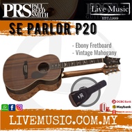 PRS SE Parlor P20 Acoustic Guitar with Bag - Vintage Mahogany (P-20)