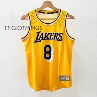 NBA Basketball Jersey Mesh Edition Kobe Lakers # 8 Black Singlet Jersey Singlet Clothes Basketball j