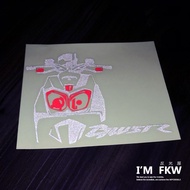 Reflective House FKW BWSR BWS YAMAHA Locomotive Model Sticker Designer Hand-Painted Body Soil Remova