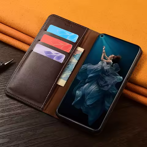 Genuine Leather Flip Case For Ulefone Armor 13 14 15 16 17 18 18T 19 19T Pro Ultra Phone Wallet Cove
