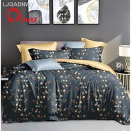 【New stock】☃CADAR CORAK BARU "PROYU" 100% Cotton 7 IN 1 1000TC High Quality Fitted Bedsheet With Comforter (Queen/King)