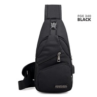 8IEU [READY STOCK]AFGY FGE 340 STYLISH CHEST BAG WITH USB PORT
