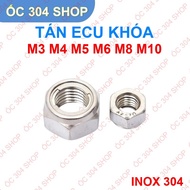 304 Stainless Steel Lock Ecu - Adhesive Rivet with Anti-Remove Ring - Anti-Rust, Safe - Size M4 M5 M