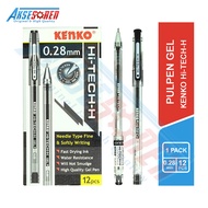 Pulpen Gel 1 Pack Kenko [Hi-Tech-H/12 Pcs]/ Alat Tulis/ Pena Hi Tech Asli/ Bolpoin 1 Pack/ Bulpen 1 