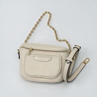 莉亞精品♡ Lv Mini Bumbag奶白色 二手美包