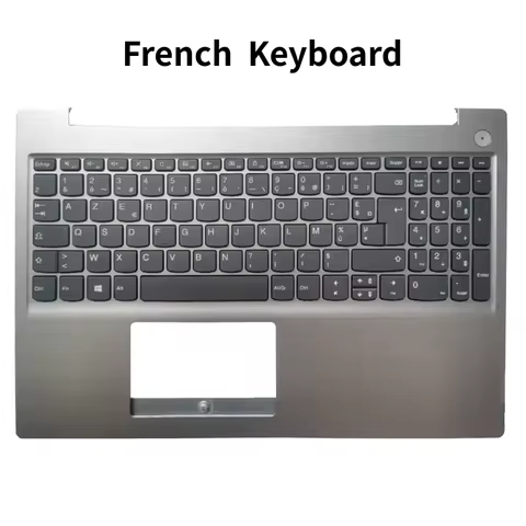 For IdeaPad 3 15IGL05 15ADA05 15ARE05 15IML05 15IIL05 US/UK/SP/BR/FR/RU New Keyboard Palmrest Upper 