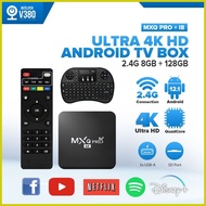 ✙ ∥ ▼ Intelper MXQ PRO Android TV Box 16GB 5G WiFi 4K HD with i8 Keyboard / Air Mouse Set ATV Voice