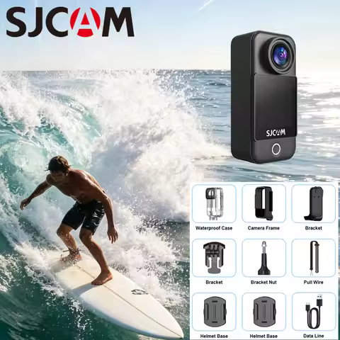 SJCAM C300 Pocket, Kids Action Camera, Thumb-Sized 4K Cam, with One-Click Record, Supports Remote Co