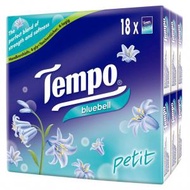 Tempo - (藍風鈴) (1袋共18包) Tempo 四層迷你便攜紙巾