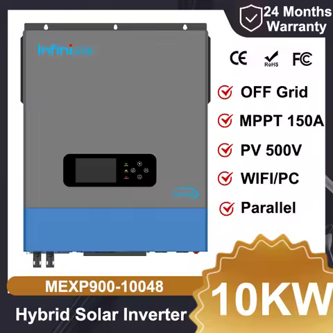 Infinisolar 8KW 10KW 12KW 48V Hybrid Solar inverter Double MPPT 150A PV 500V Off Grid Parallel Solar