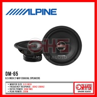 ALPINE DM-65 2-Way Coaxial Speakers