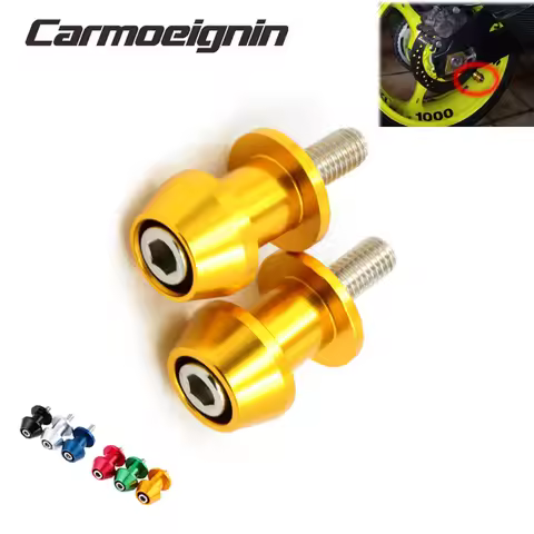 2pcs 8mm Motorbike CNC Swingarm Swing Arm Spools Sliders For Suzuki GSX-R GSXR 600 750 1000 K1 K2 K3