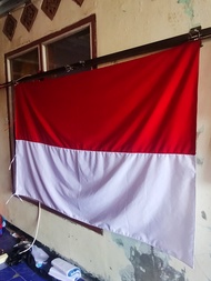 BENDERA MERAH PUTIH KAIN DRILL JUMBO
