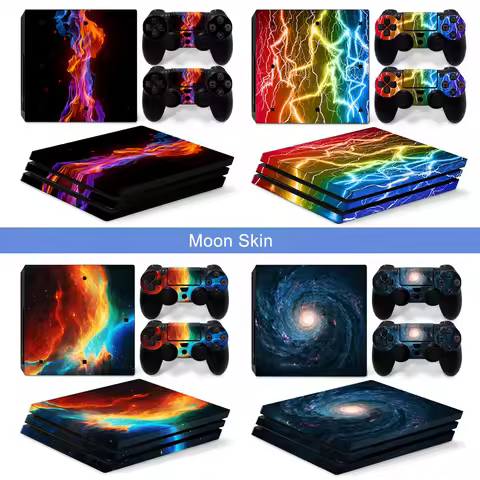 For PS4 Pro Skin Sticker Protective Vinyl Decal for PS4 Pro Console Controller Game Accessories Stic