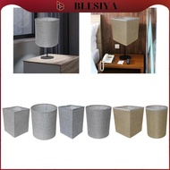 [Blesiya] Fabric Burlap Lamp Shade Floor Lamp Cover Barrel Fabric Lamp Shade Linen Lamp