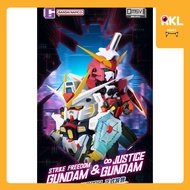 🔥ยกกล่อง Qmsv-mini : Strike Freedom Gundam &amp; Justice Gundam 👾 / Secret