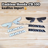 HONDA CB 100 TANK EMBLEM LOGO TANK EMBLEM LOGOtengki cb 100 CB 100 LOGOHONDA CB 100 SET IMPORTED