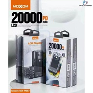 MOXOM MX-PB67 20000mAh 22.5W SCP Dart Built In Cable 20W PD LCD POWER BANK