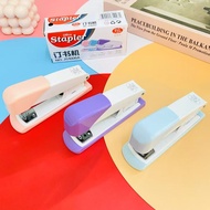 JS1006A Macaroon color Stapler use 24/6, 26/6 Staples Office Supplies Compact Design