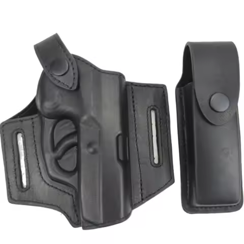 92 Revolver Tactical Holster Concealed Quick-Draw Pistol Holster with Magazine Pouch for Outdoor Hun