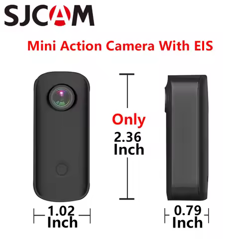 SJCAM C100+ PLUS 4K EIS Action Camera Mini Thumb Cam 2.4G Wifi 30M Waterproof Loop Recording Time-la