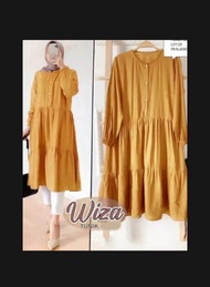Tunik Wiza wanita crinkle airflow premium terlaris