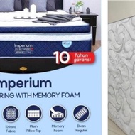 EF New Comfy Plush Top Central Imperium kasur Pocket Spring Bed 40 cm