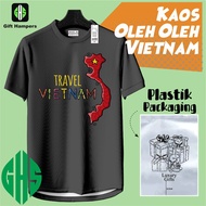 VIETNAM HANOI BLACK SOUVENIR T-SHIRT AUTHENTICTAG 30S COTTON MATERIAL PREMIUM GIFT SOUVENIR