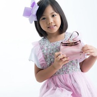 兒童圍裙工作服畫畫衣 蕾絲紗裙洋裝 Blossom