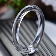 收藏級純天然白水晶手鐲 圈口57.2mm 高冰高透 晶體通透干淨