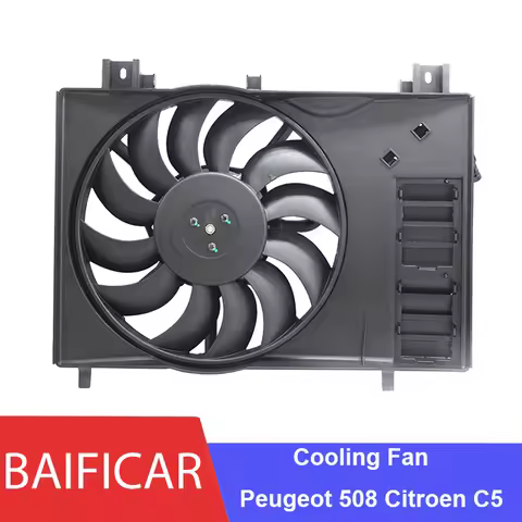 Baificar Brand New Engine Motor Driven Radiator Electric Fan 1253R4 9804778380 9802840680 For Peugeo