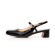 O&B รองเท้าหนังวัว รุ่นSUSANNE HEELS IN PHANTOM BLACK-11208SP11316F_U4BKXX